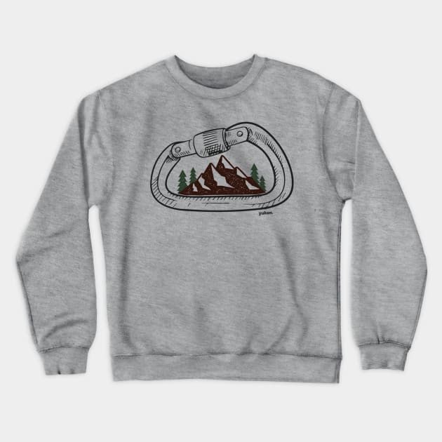 Carabiner Wilderness Crewneck Sweatshirt by DistrictNorth